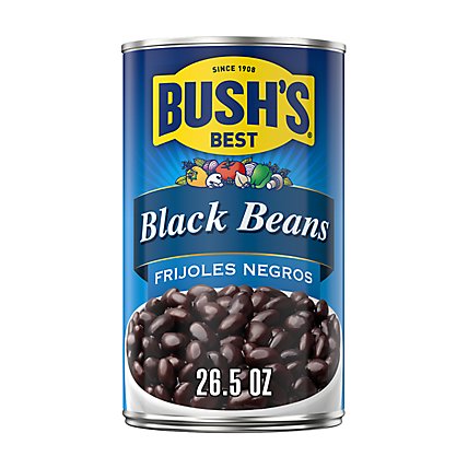 BUSH'S BEST Black Beans - 26.5 Oz - Image 1