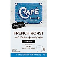 Signature SELECT Coffee Pods Dark Roast French Roast - 12-0.39 Oz - Image 2