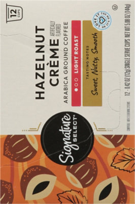 Signature SELECT Coffee Pods Light Roast Hazelnut - 12 Count - Image 4