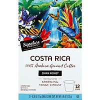 Signature SELECT Coffee Pods Dark Roast Costa Rica - 12-0.39 Oz - Image 2