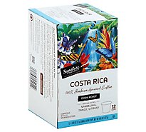 Signature SELECT Coffee Pods Dark Roast Costa Rica - 12-0.39 Oz
