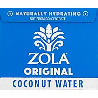 Zola Coconut Water Natural Original - 33.8 Fl. Oz. - Image 2
