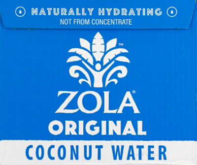 Zola Coconut Water Natural Original - 12-33.8 Fl. Oz. - Image 2