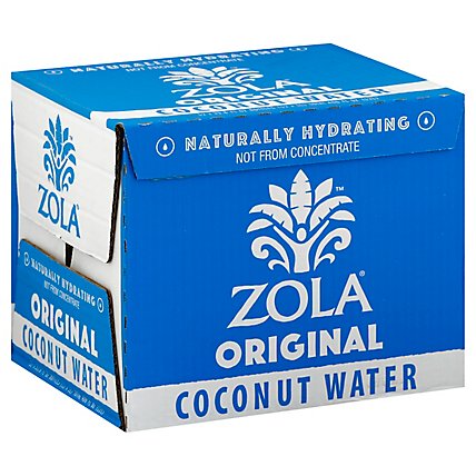 Zola Coconut Water Natural Original - 33.8 Fl. Oz. - Image 1