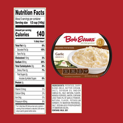 Bob Evans Mashed Potatoes Garlic - 24 Oz - Image 7