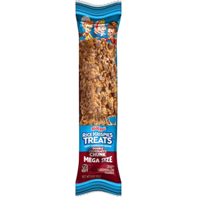 Rice Krispies Treats Mega Bars Marshmallow Snack Bars Double Chocolatey Chunk Kids Snacks - 3 Oz - Image 4