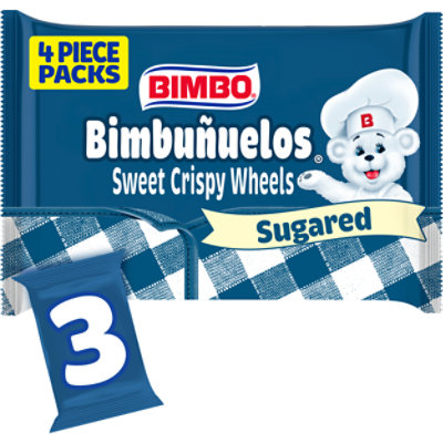 Bimbo Bimbunuelos Sugar Sweet Crispy Wheels - 3 - 6.99 Oz
