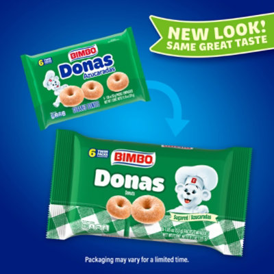 Bimbo Donas Azucaradas Sugared Donuts Club Pack - 6 - 11.1 Oz - Image 4