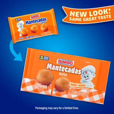 Bimbo Mantecadas Vanilla Muffins - 3 - 11.10 Oz - Image 4