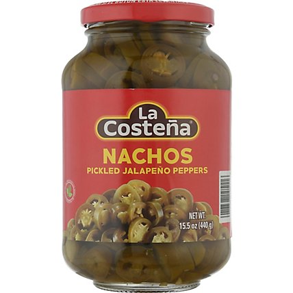 La Costena Jalapeno Nacho Slices Pickled Jar - 15.5 Oz - Image 2