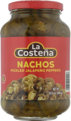 La Costena Jalapeno Nacho Slices Pickled Jar - 15.5 Oz - Image 2