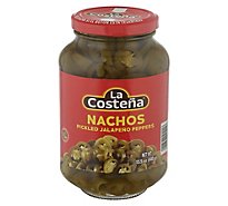 La Costena Jalapeno Nacho Slices Pickled Jar - 15.5 Oz