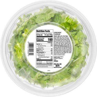 Bonduelle Bistro Grande Grilled Chicken Caesar Salad Bowl with Creamy Caesar Dressing - 12 Oz - Image 5