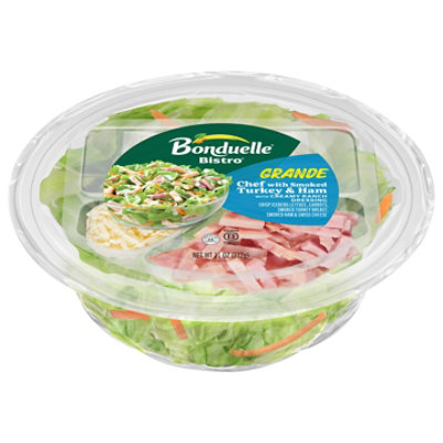 Bonduelle Bistro Grande Chef with Smoked Turkey & Ham with Creamy Ranch Dressing - 11 Oz - Image 2