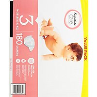 Signature Care Premium Baby Diapers Size 3 - 180 Count - Image 4
