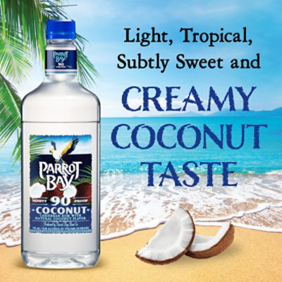 Parrot Bay Coconut Rum 90 Proof In Plastic Bottle - 750 Ml - Image 2