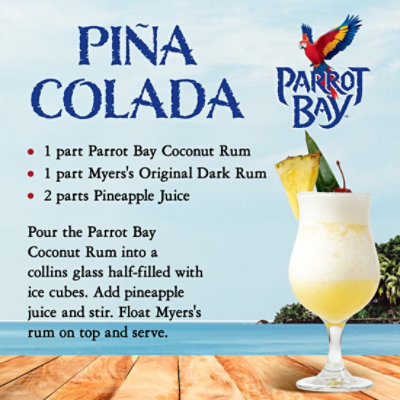 Parrot Bay Coconut Rum 90 Proof In Plastic Bottle - 750 Ml - Image 3