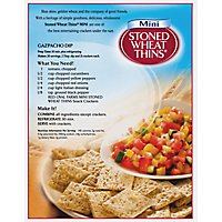 Red Oval Farms Stoned Wheat Thins Crackers Wheat Mini - 8.8 Oz - Image 6