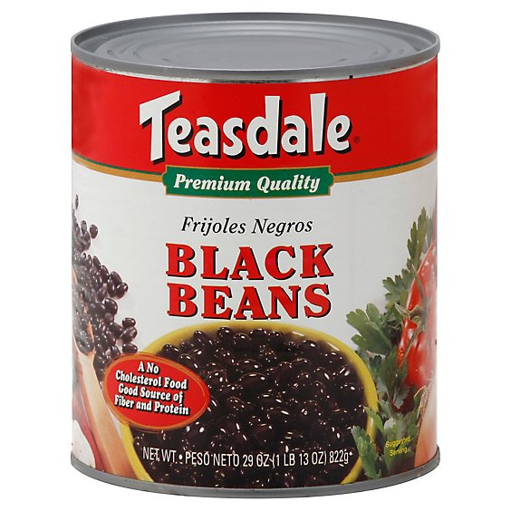 Teasdale Beans Black Can - 29 Oz