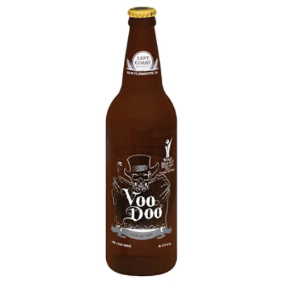 Left Coast Voo Doo American Stout Bottle - 22 Fl. Oz. - Image 1