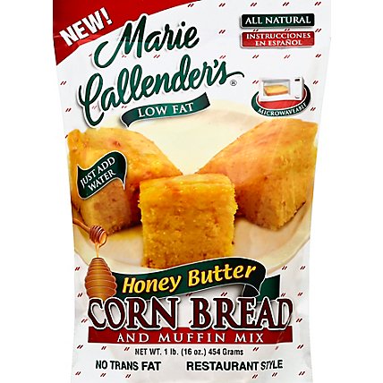 Marie Callenders Corn Bread and Muffin Mix Restaurant Style Honey Butter - 16 Oz - Image 2