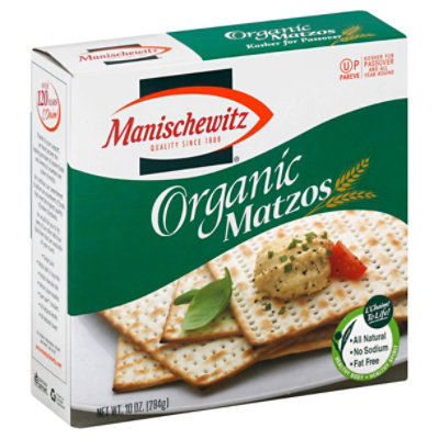 Manischewitz Organic Matzos - 10 Oz - Image 1