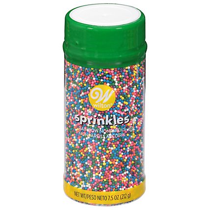 Wilton Sprinkles Rainbow Nonpareils - 7.5 Oz - Image 1