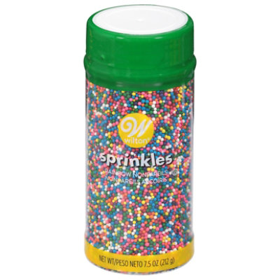 Wilton Sprinkles Rainbow Nonpareils - 7.5 Oz