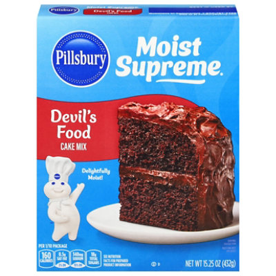 Pillsbury Moist Supreme Cake Mix Premium Devils Food - 15.25 Oz - Image 3