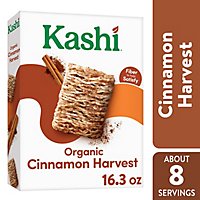 Kashi Organic Vegan Protein Cinnamon Harvest Breakfast Cereal - 16.3 Oz - Image 1