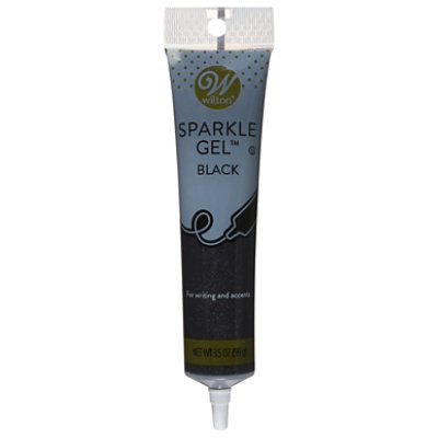Wilton Gel Sparkle Black - 3.5 Oz - Image 1