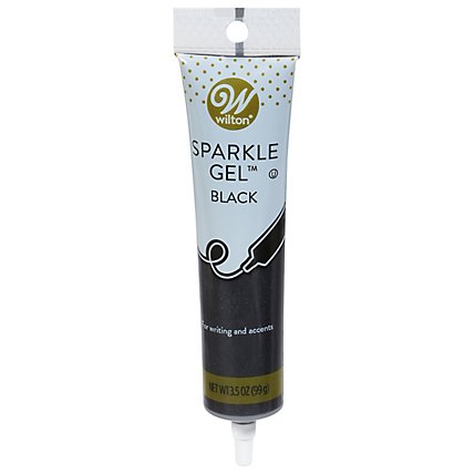 Wilton Gel Sparkle Black - 3.5 Oz - Image 1