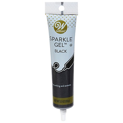 Wilton Gel Sparkle Black - 3.5 Oz