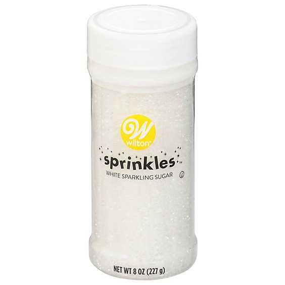 Wilton Sprinkles White Sparkling Sugar - 8 Oz