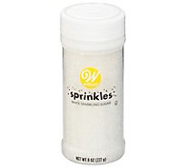Wilton Sprinkles White Sparkling Sugar - 8 Oz