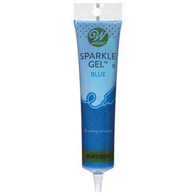 Wilton Sparkle Gel Blue - 3.5 Oz - Image 1