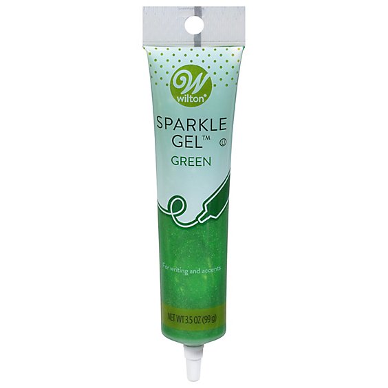 Wilton Sparkle Gel Green - 3.5 Oz