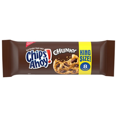 Chips Ahoy! Chunky Cookies Chocolate Chunk King Size! - 4.15 Oz