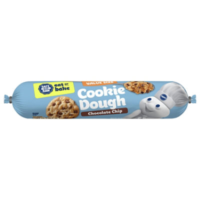 Pillsbury Refrigerated Cookies Chocolate Chip Value Size - 30 Oz