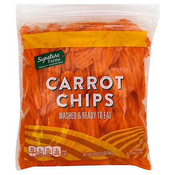 Signature Farms Carrot Chips - 16 Oz