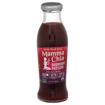 Mamma Chia Beverage Vitality Raspberry Passion - 10 Fl. Oz.