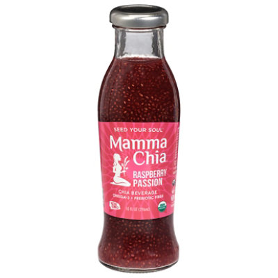 Mamma Chia Beverage Vitality Raspberry Passion - 10 Fl. Oz.