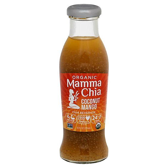 Mamma Chia Organic Vitality Beverage Coconut Mango - 10 Fl. Oz.