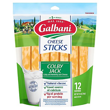 Galbani Colby Jack Sticks - 10 Oz - Image 1