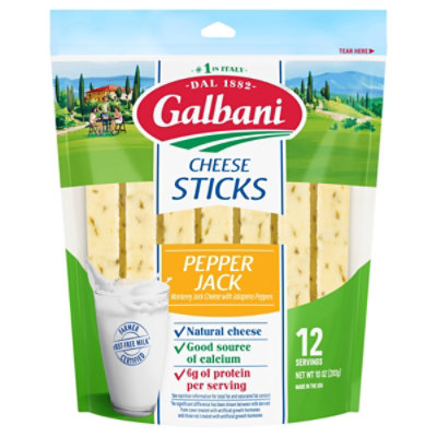 Galbani Pepper Jack Cheese Sticks - 10 Oz - Image 2