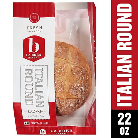 La Brea Bakery Bread Loaf Italian Round - 22 Oz