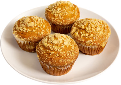 Bakery Pumpkin Muffins - 4 Count - Image 1