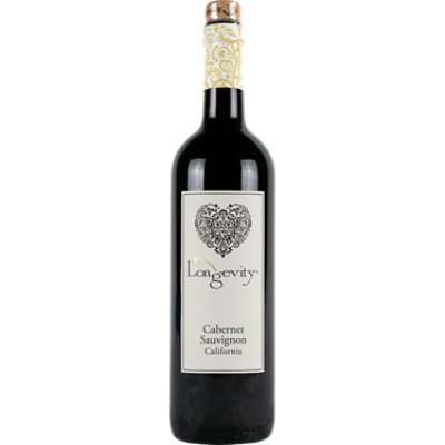Longevity Cabernet Sauvignon Wine - 750 Ml - Image 1