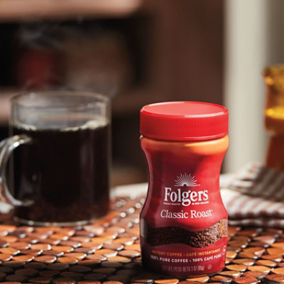 Folgers Coffee Instant Classic Roast - 3 Oz - Image 7