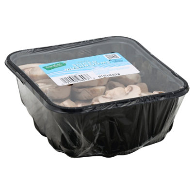 Signature Select/Farms White Sliced Mushrooms - 8 Oz - Image 1